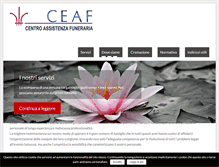 Tablet Screenshot of ceaf.it