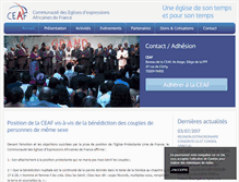 Tablet Screenshot of ceaf.fr